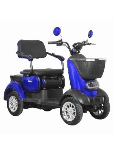 Elektrinis keturratis skuteris / mopedas M20K, 1kW 20AH Ličio jonų ⚡️eMOTO