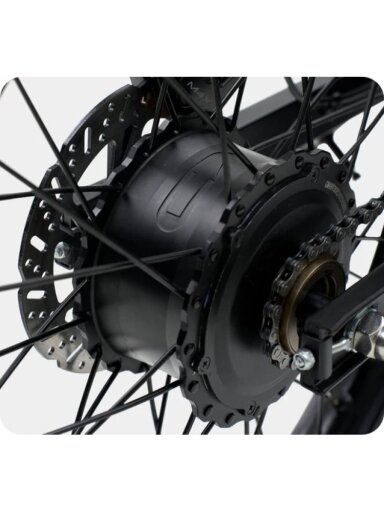 Elektrinis motoroleris GT73 off-road DIRT BIKE, 1kW 2x18AH Li-ion ⚡️ eMOTO