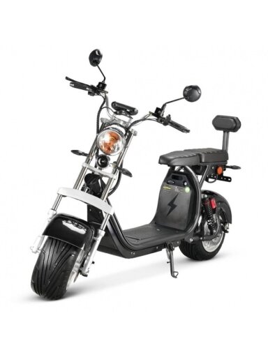 Elektrinis registruojamas motoroleris Citycoco CP1.6, 1,5kW 40AH Ličio jonų EEC ⚡️ eMOTO