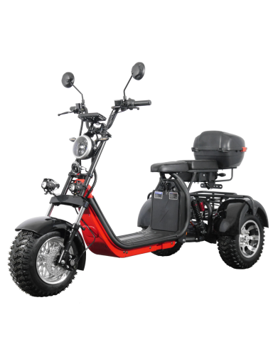 Elektrinis triratis mopedas / skuteris Citycoco CP3.0 PRO, 1kW 20AH Ličio jonų ⚡️eMOTO