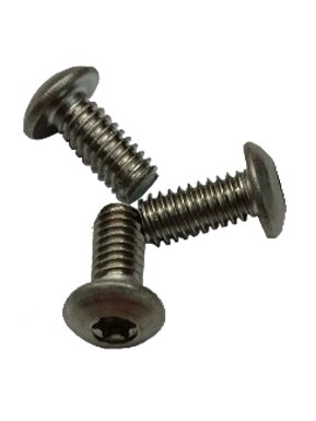 Fastener, Standard: Screw (#8-32X0.375LG)303SS, Button Head Torx Cap Fastener, Standard: Screw (#8-32X0.375LG)303SS, Button Head Torx Cap