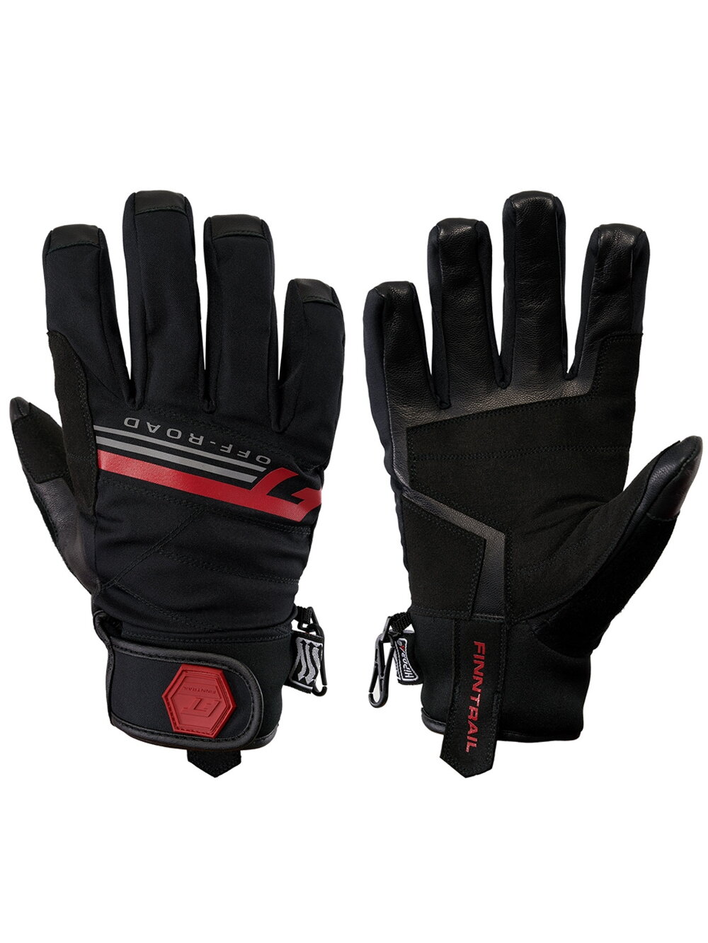 Finntrail Gloves GT GreyRed XL Finntrail Gloves GT GreyRed XL