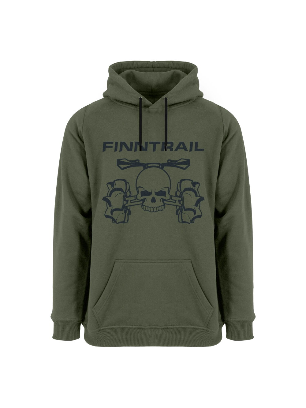 Finntrail Hoody ATV skull Khaki Finntrail Hoody ATV skull Khaki