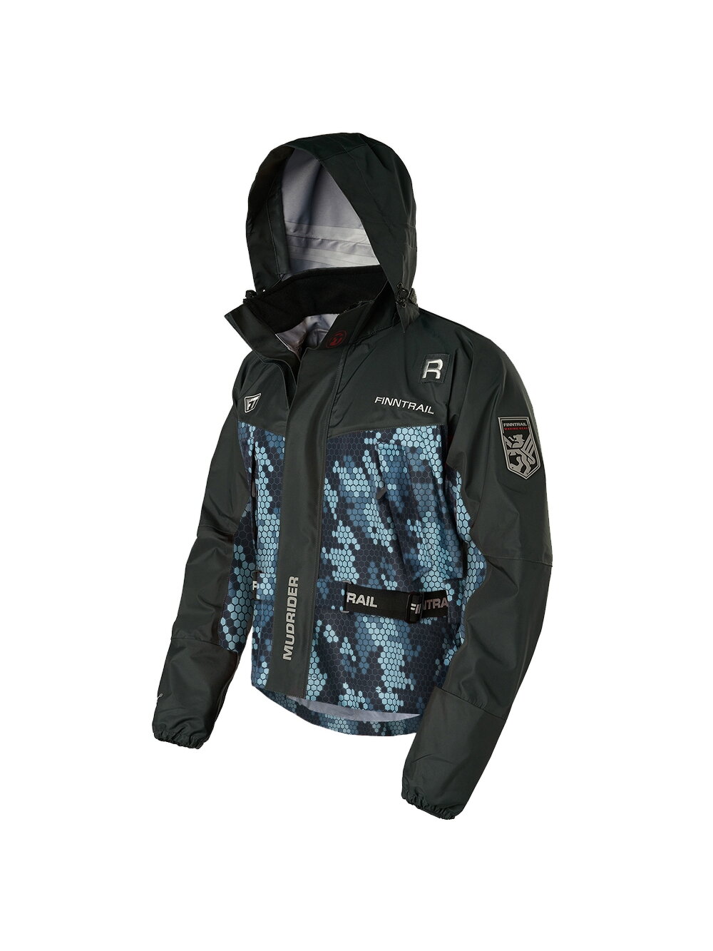 Finntrail Jacket Mudrider Camo Grey