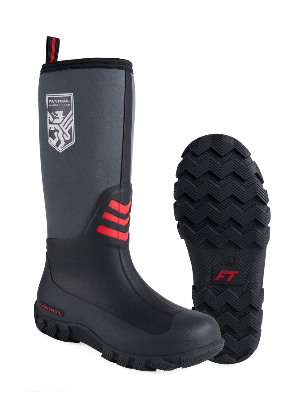Finntrail Rubber Boots Outlander Red