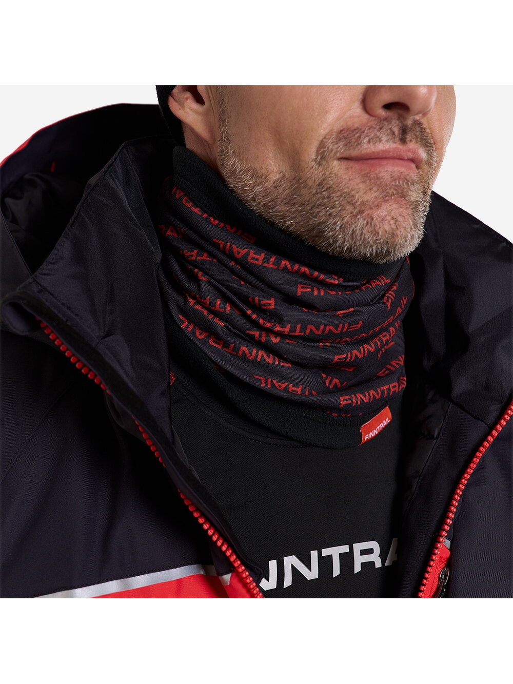 Finntrail Scarf TubePro GraphiteRed OS 1