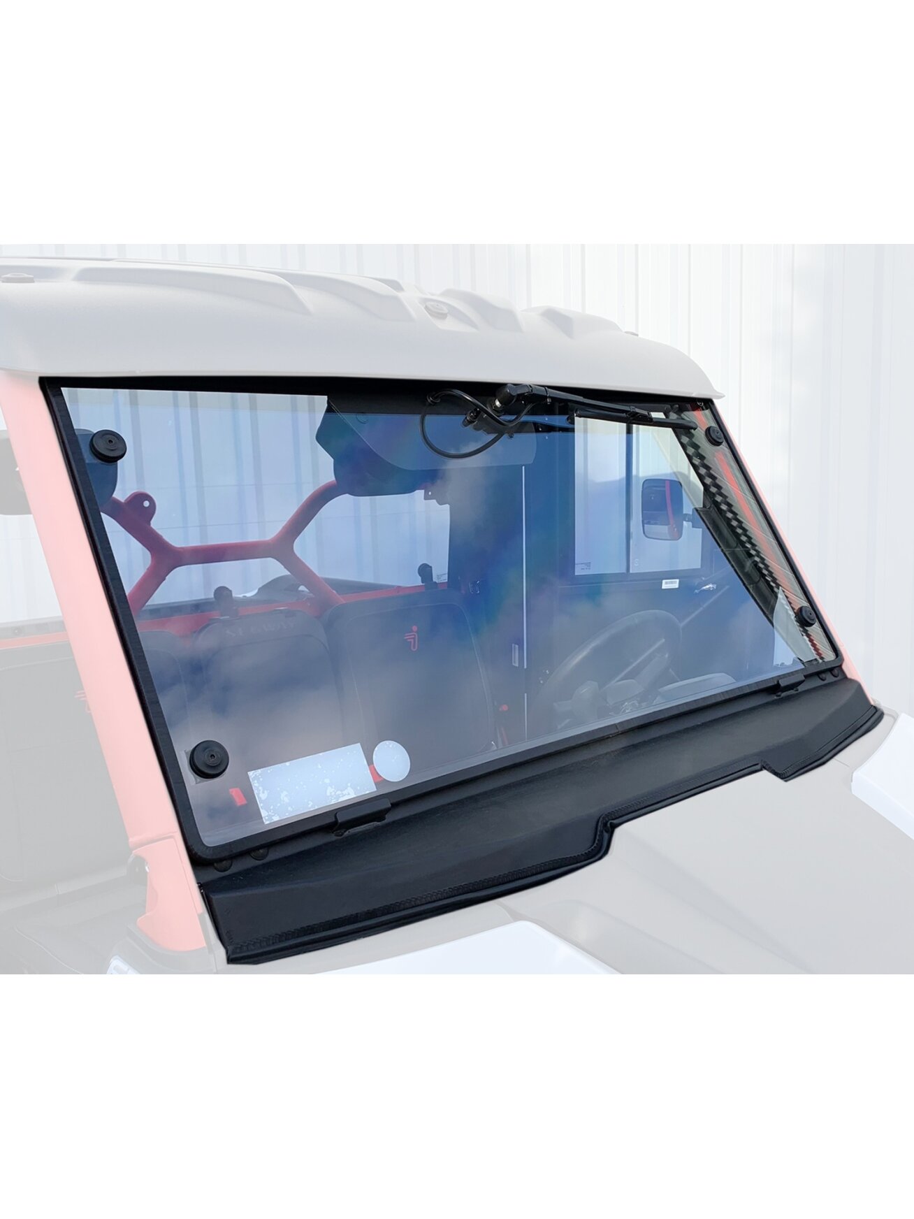 Fix windshield with wiper, washer Segway Fugleman UT10 (2021-XX) (NOT work with original roof) Fix windshield with wiper, washer Segway Fugleman UT10 (2021-XX) (NOT work with original roof)