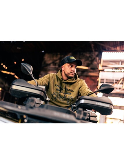Finntrail Hoody ATV skull Khaki 1