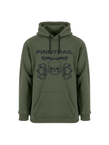 Finntrail Hoody ATV skull Khaki Finntrail Hoody ATV skull Khaki