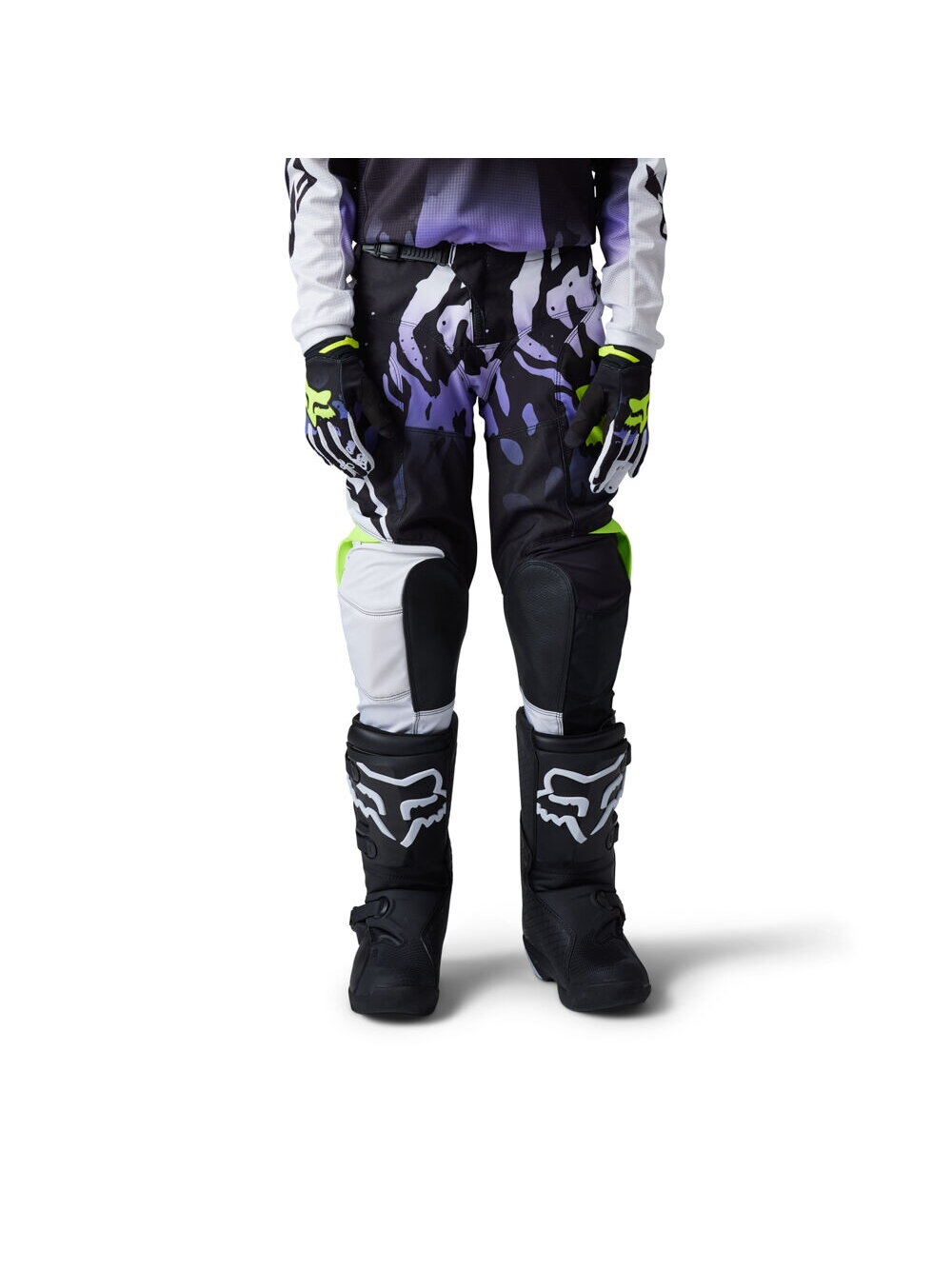 FOX Yth 180 Morphic Pant - Black/White MX 1