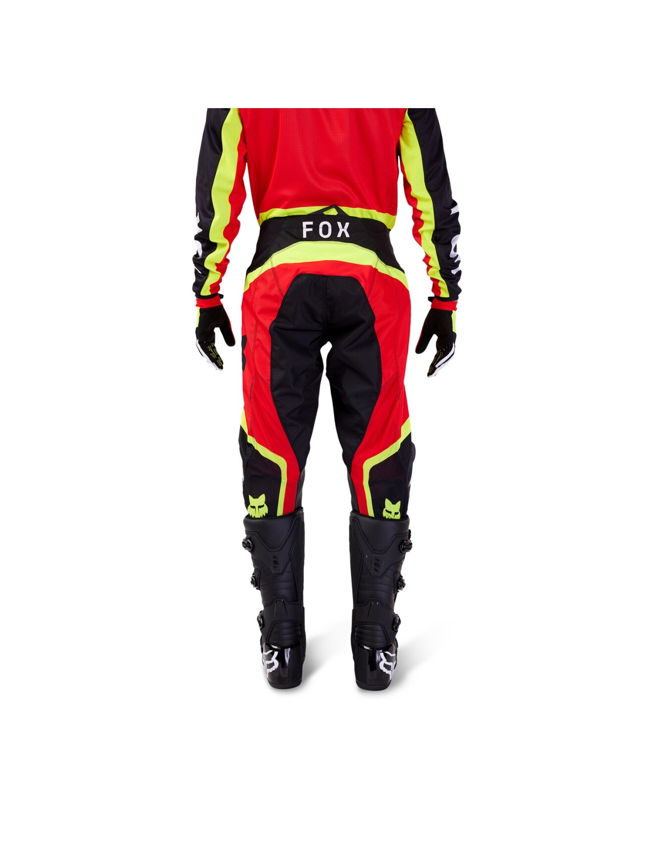 FOX 180 Ballast Pant - Black/Red MX24 3