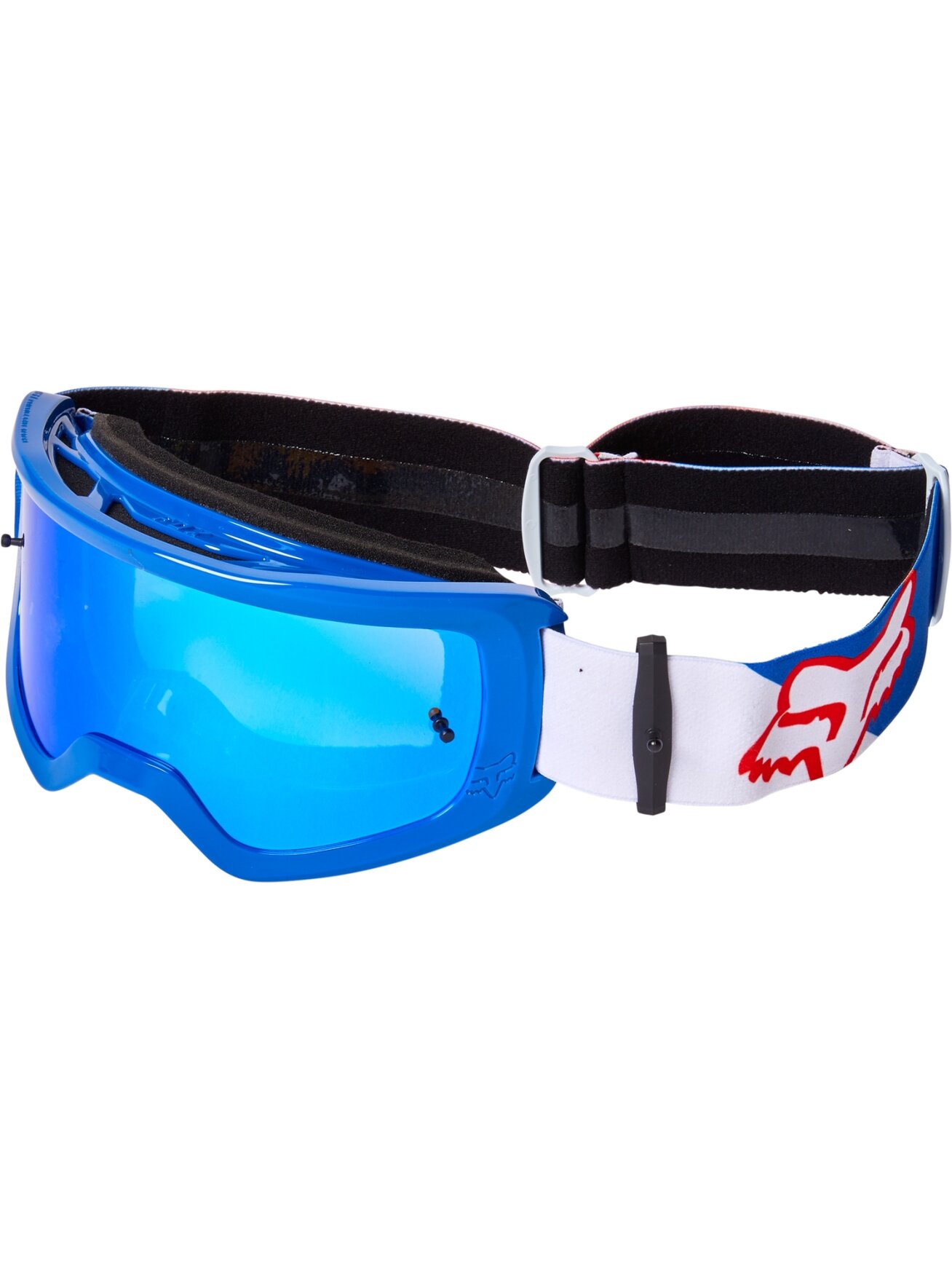 FOX Main Skew Goggle - Spark - OS, WHITE/RED/BLUE MX 1