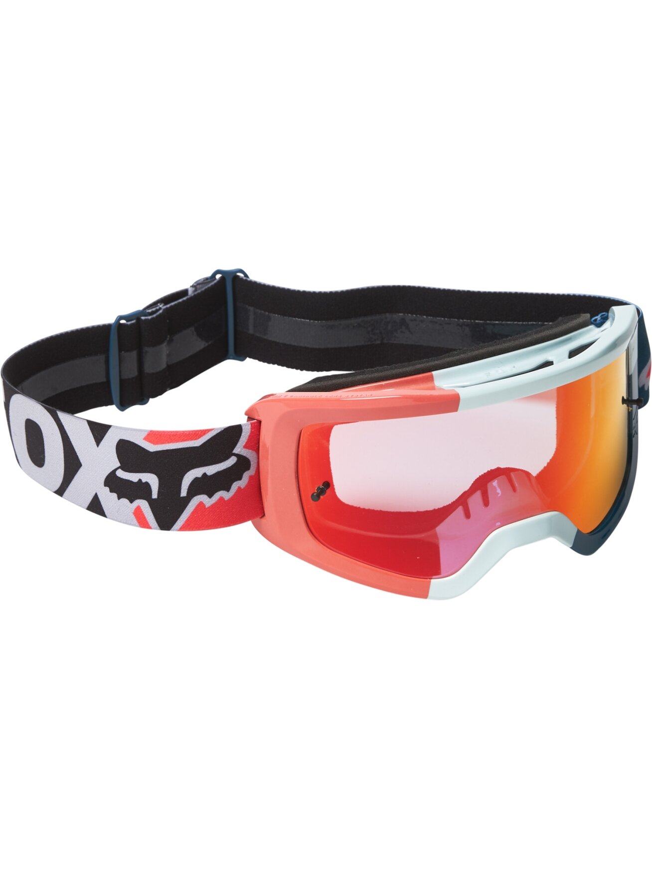 FOX Main Trice Goggle - Spark - OS, GREY/ORANGE MX FOX Main Trice Goggle - Spark - OS, GREY/ORANGE MX