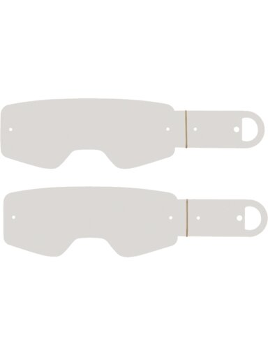 FOX Mx20 Airspace/Main Standard Roll Off Tear Off - 20Pk - OS, Clear MX24
