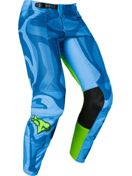 FOX Airline Exo Pant, Blue/Yellow MX23