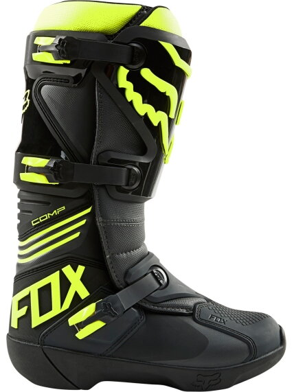 FOX Comp Boot - BLACK/YELLOW MX 1