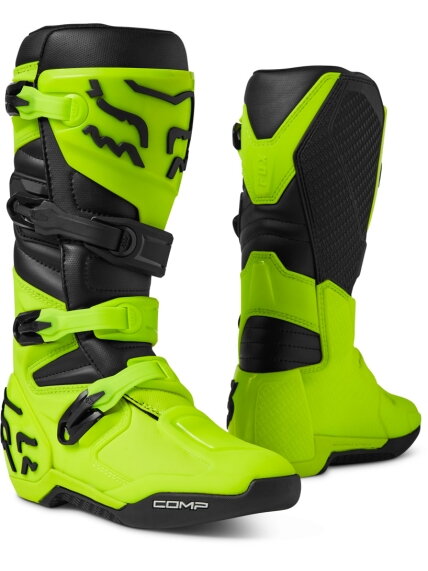 FOX Comp Boot, Fluo Yellow MX23 FOX Comp Boot, Fluo Yellow MX23
