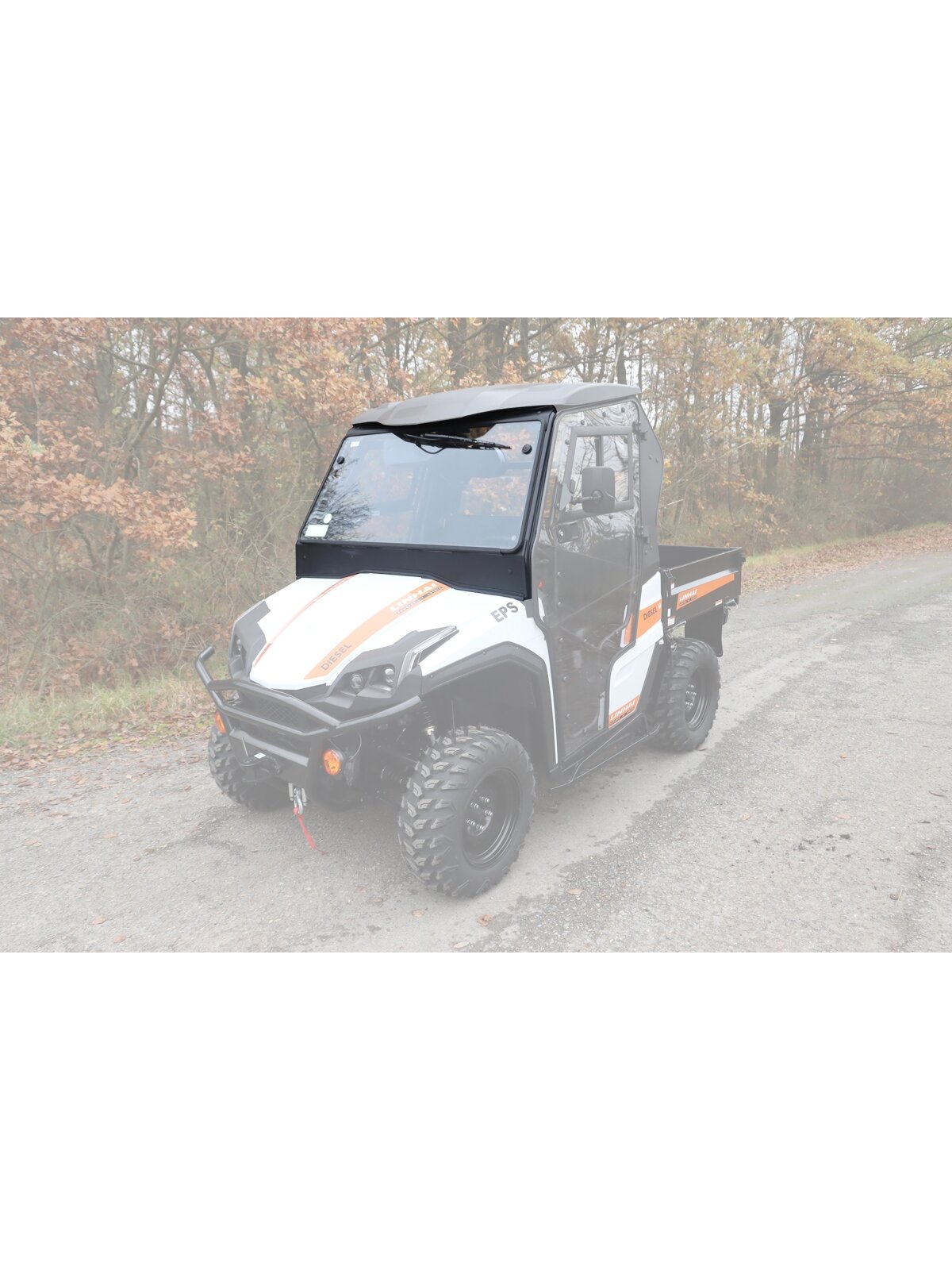 Front panel incl. Wiper & Washer for Cabin UTV LINHAI 1100 DIESEL