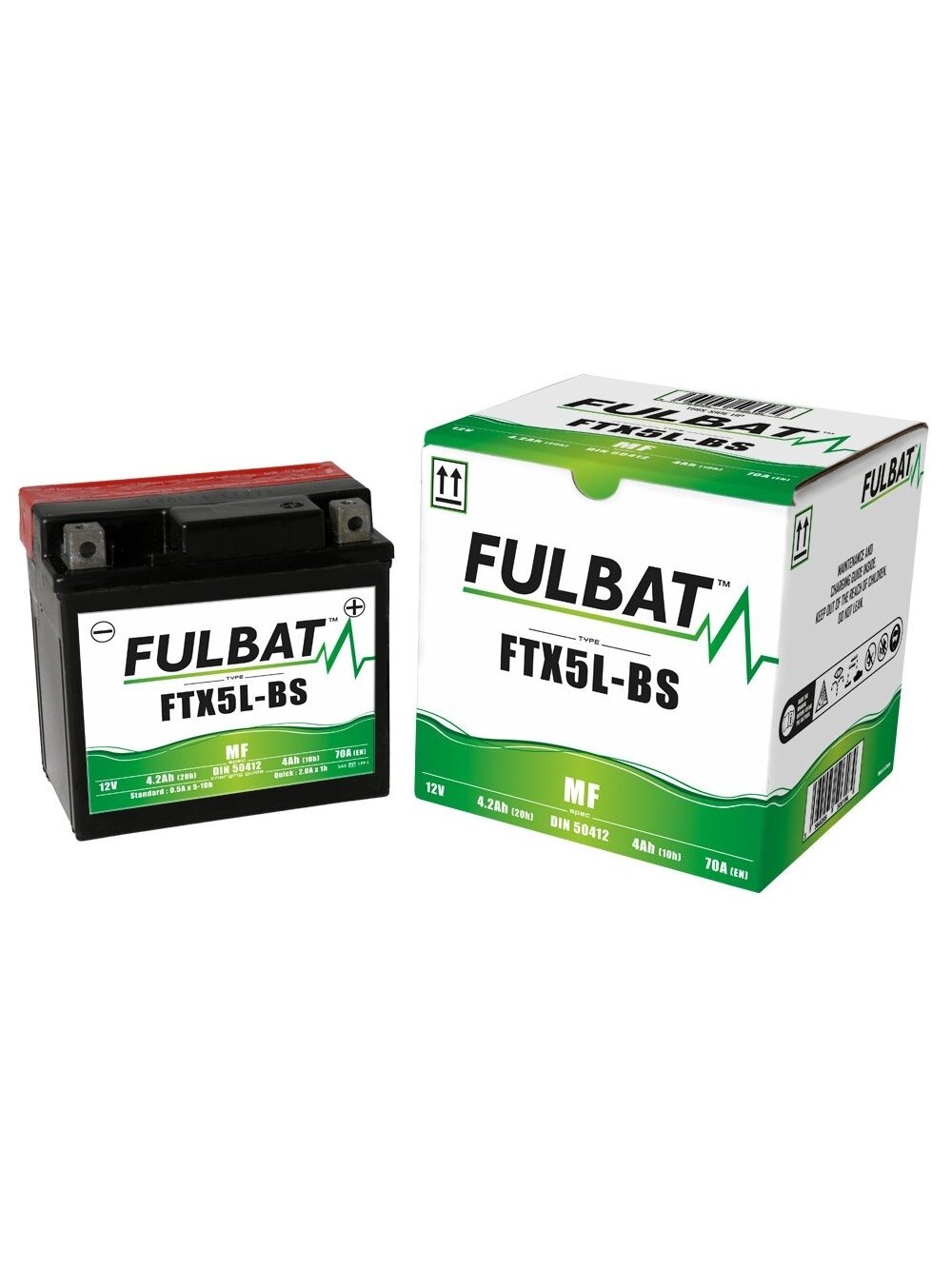 FULBAT Battery 12V/4Ah FTX5L-BS (YTX5L-BS) ACCESS DRR, HONDA, KTM, LINHAI ATV 110, HUSQVARNA, SUZUKI 1 FULBAT Battery 12V/4Ah FTX5L-BS (YTX5L-BS) ACCESS DRR, HONDA, KTM, LINHAI ATV 110, HUSQVARNA, SUZUKI 1