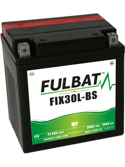 FULBAT Battery 12V/30Ah FIX30L-BS (YTX30L-BS) SEGWAY, CF MOTO, POLARIS, HARLEY DAVIDSON FULBAT Battery 12V/30Ah FIX30L-BS (YTX30L-BS) SEGWAY, CF MOTO, POLARIS, HARLEY DAVIDSON