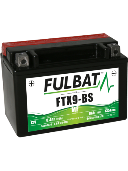 FULBAT Battery 12V/9Ah FTX9-BS Linhai M150, 200, 210 FULBAT Battery 12V/9Ah FTX9-BS Linhai M150, 200, 210