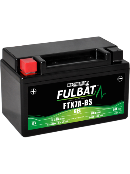 FULBAT GEL Battery 12V/6Ah (FTX7A-BS) LINHAI BUCK 125 FULBAT GEL Battery 12V/6Ah (FTX7A-BS) LINHAI BUCK 125