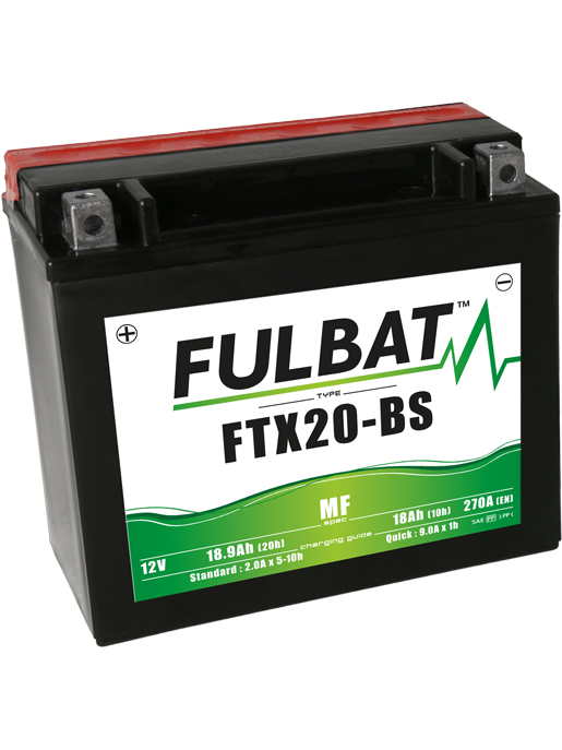 FULBAT Battery 12V/18Ah FTX20-BS (YTX20-BS) ACCESS SHADE, XTREME, ARCTIC CAT, HARLEY DAVIDSON