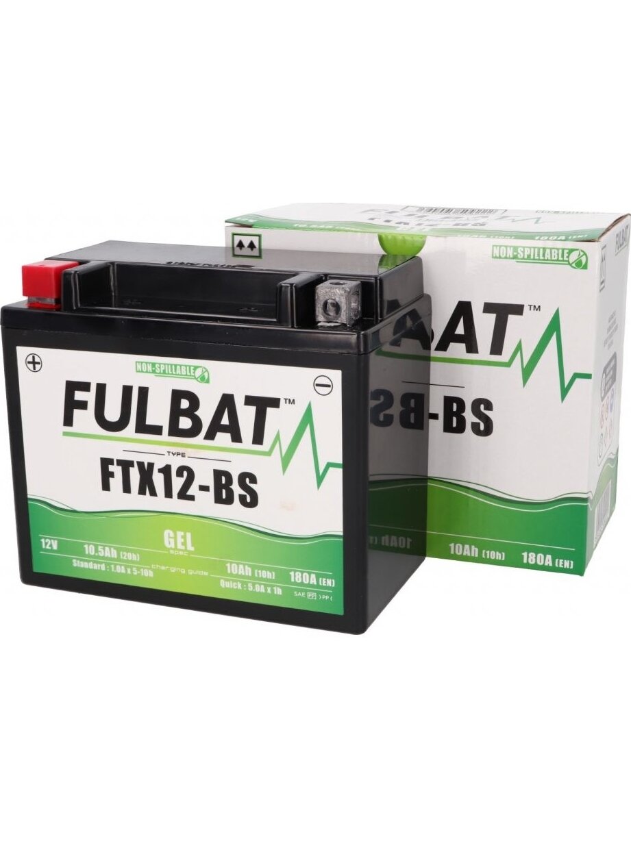 FULBAT Battery 12V/10Ah FTX12-BS (YTX12-BS) ACCESS Tomahawk, MAX, SUZUKI, KAWASAKI 1 FULBAT Battery 12V/10Ah FTX12-BS (YTX12-BS) ACCESS Tomahawk, MAX, SUZUKI, KAWASAKI 1