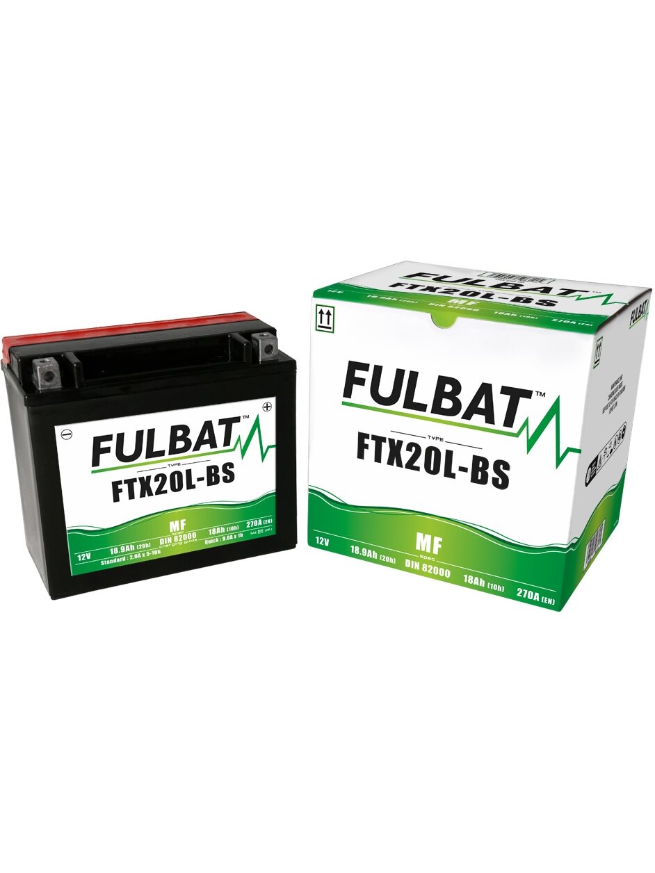 FULBAT Battery 12V/18Ah FTX20L-BS (YTX20L-BS) Linhai 300-800, TGB 325-1000, CAN-AM, YAMAHA 1 FULBAT Battery 12V/18Ah FTX20L-BS (YTX20L-BS) Linhai 300-800, TGB 325-1000, CAN-AM, YAMAHA 1