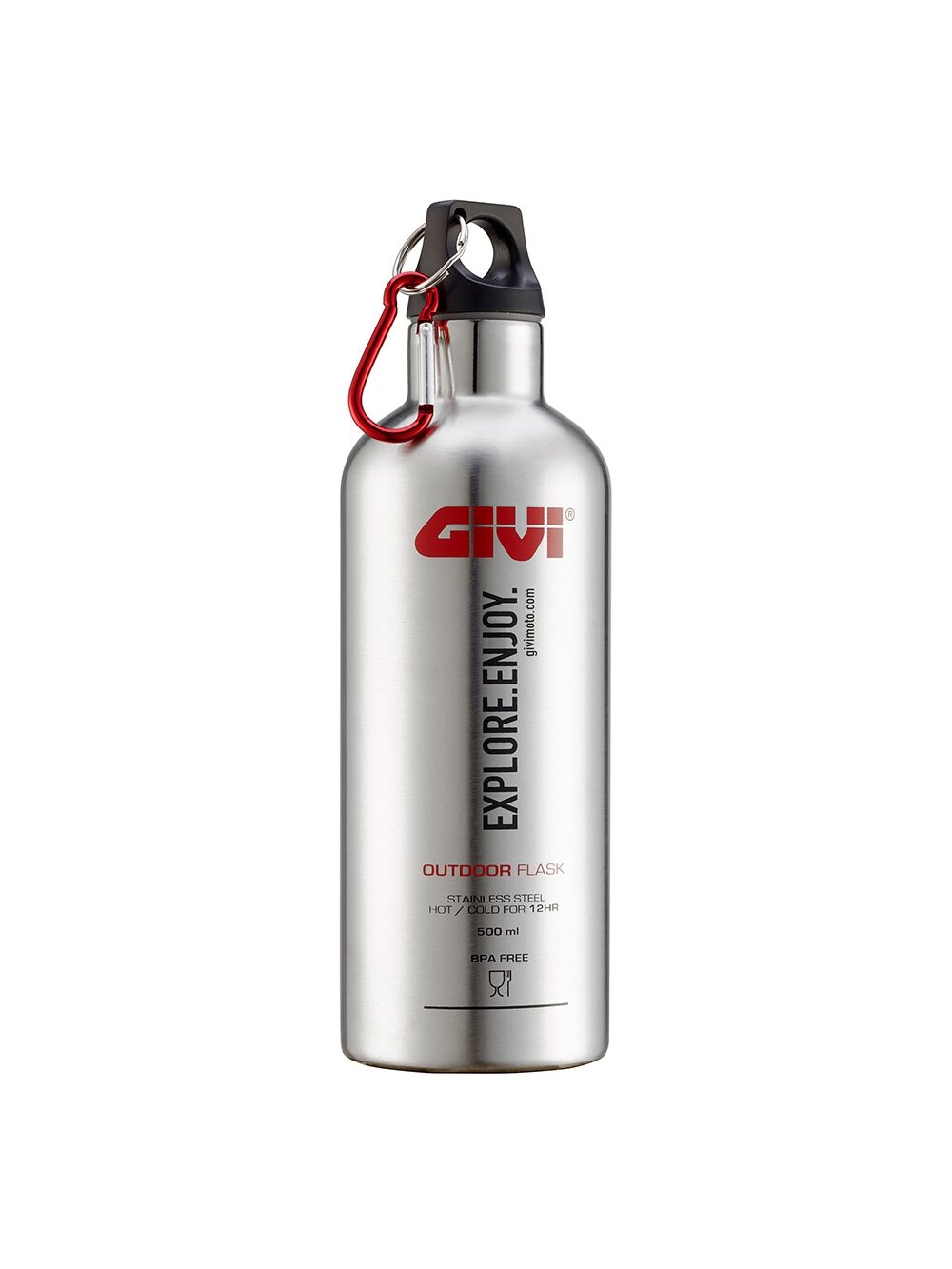 Givi Stainless-steel thermal flask 500ml Givi Stainless-steel thermal flask 500ml