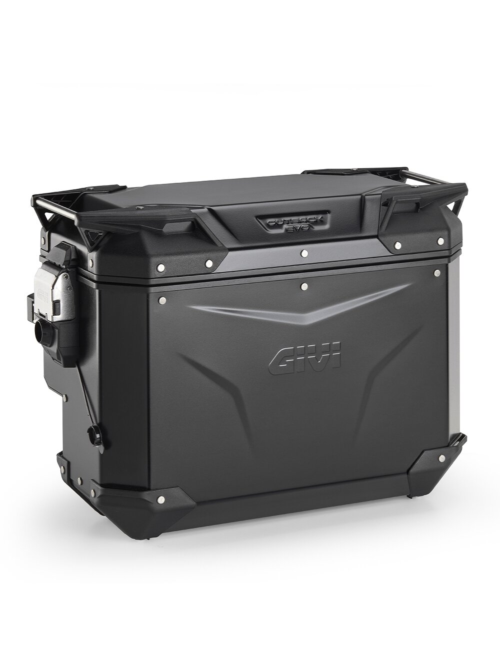 Givi Trekker Outback EVO Black Alu cam-side cutout Right 40ltr sold without loc Givi Trekker Outback EVO Black Alu cam-side cutout Right 40ltr sold without loc