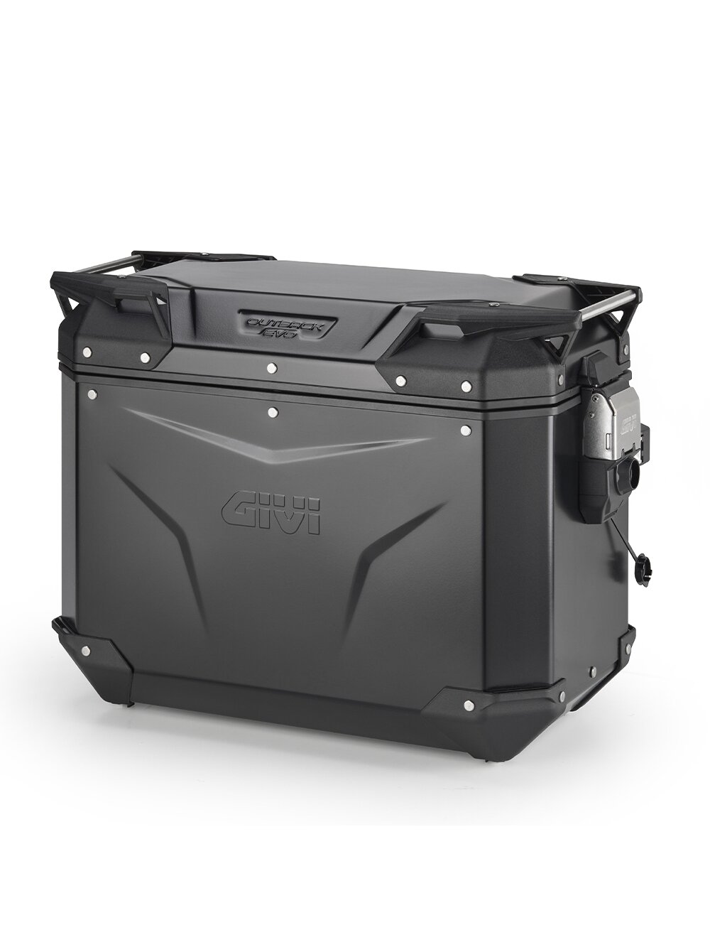 Givi Trekker Outback EVO Black Alu side-case Left 44ltr sold without lock Givi Trekker Outback EVO Black Alu side-case Left 44ltr sold without lock