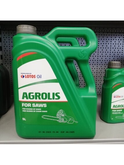 Grandininių pjūklų alyva AGROLIS 5 L.
