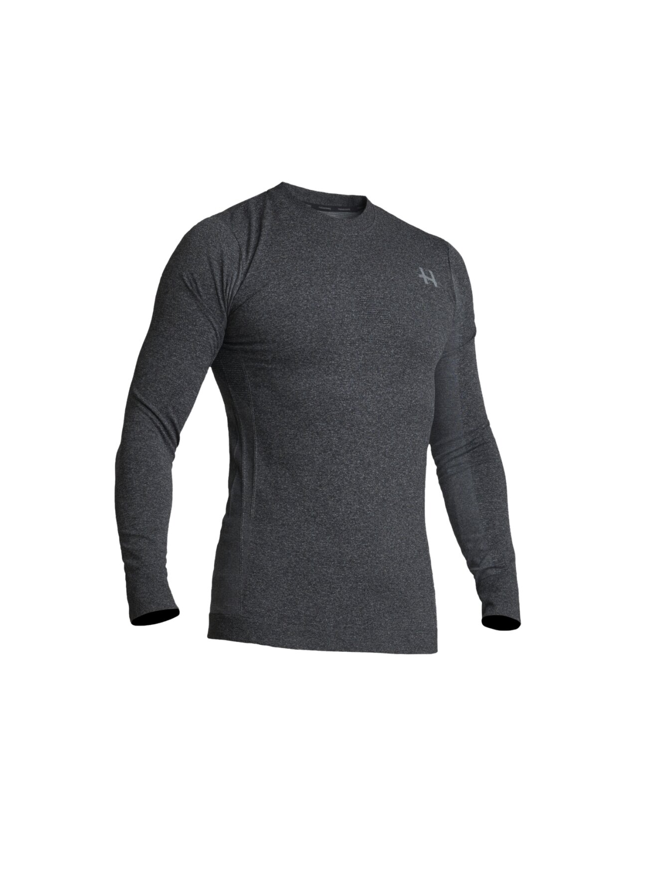 Halvarssons Core-knit sweater Seamless Black Halvarssons Core-knit sweater Seamless Black