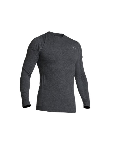 Halvarssons Core-knit sweater Seamless Black Halvarssons Core-knit sweater Seamless Black