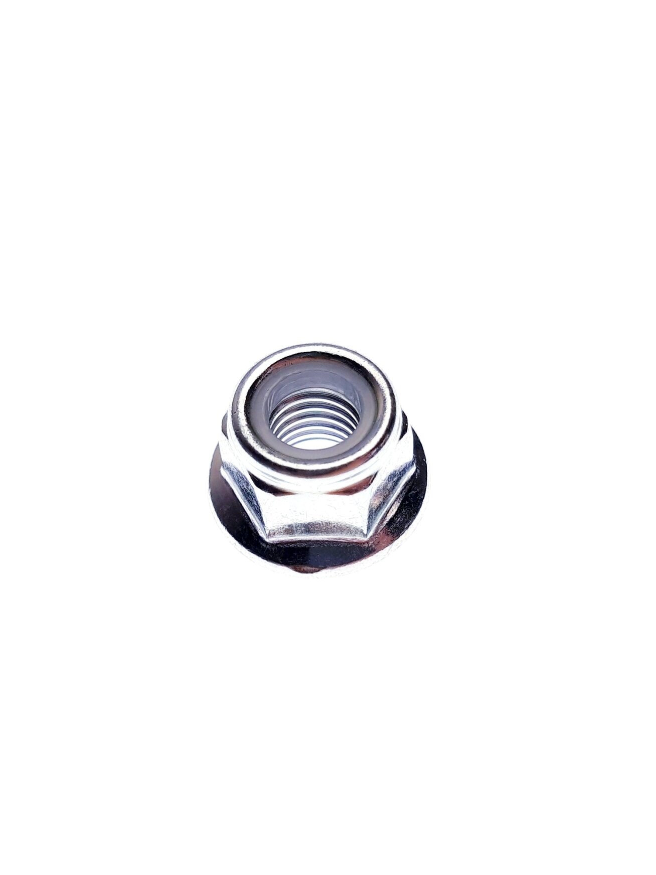 HEXAGON FLANGE FACE LOCKING NUT WITH NON-METALLICINSERT M8