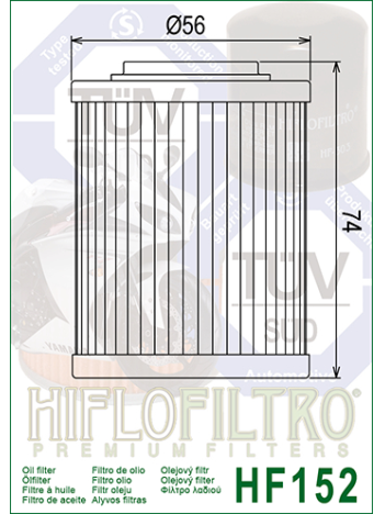 HiFlo oil filter HF152 1