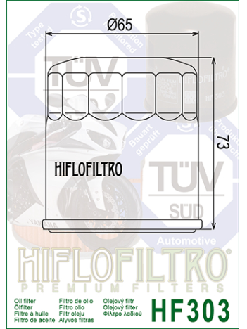 HiFlo oil filter HF303 1