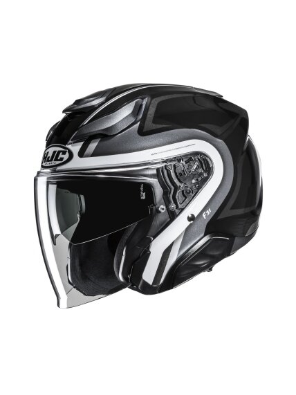 HJC Helmet F31 Bask Black/White MC5 HJC Helmet F31 Bask Black/White MC5