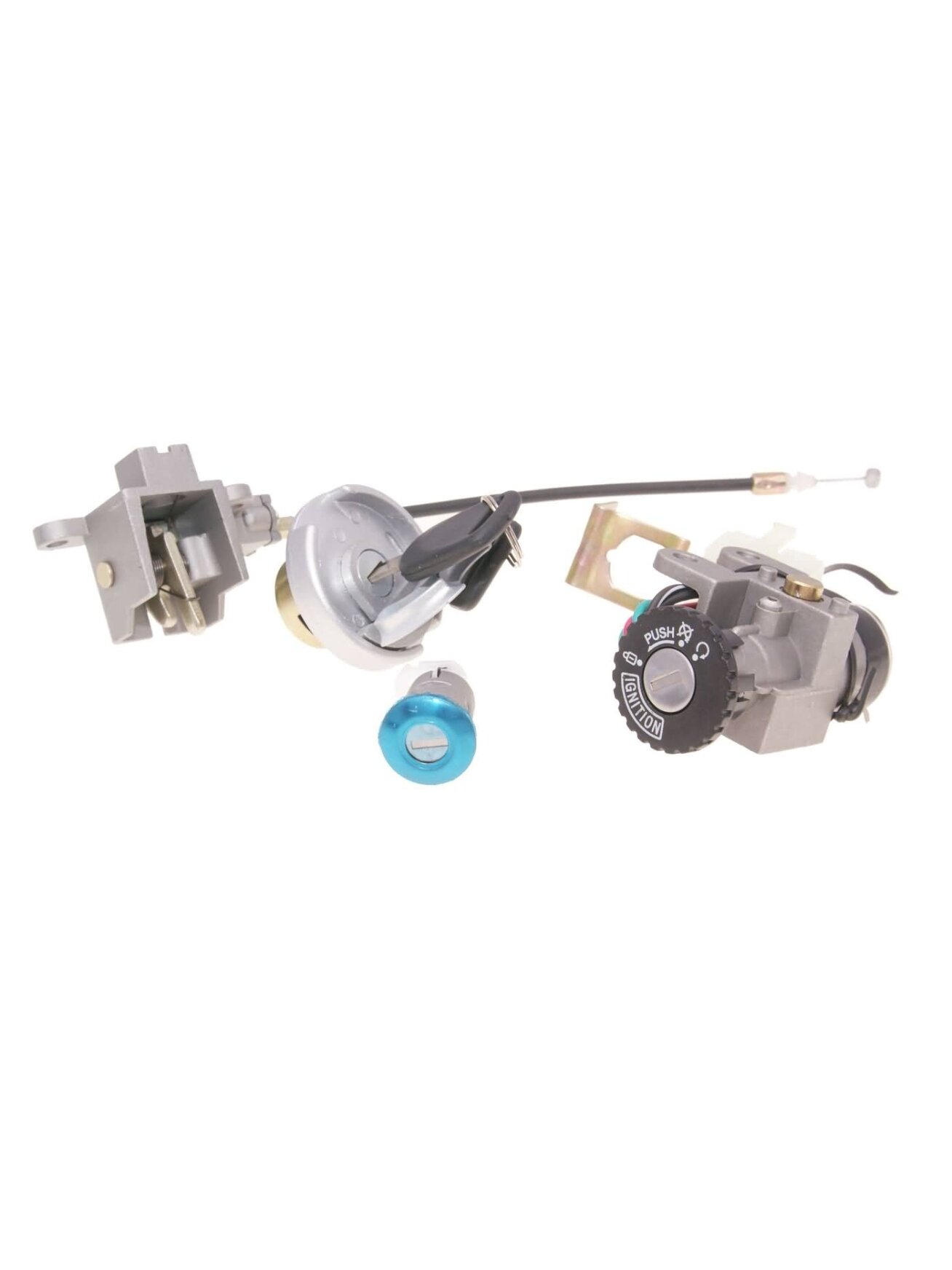 Ignition switch & Lock set China-scooters 4-T50cc Ignition switch & Lock set China-scooters 4-T50cc