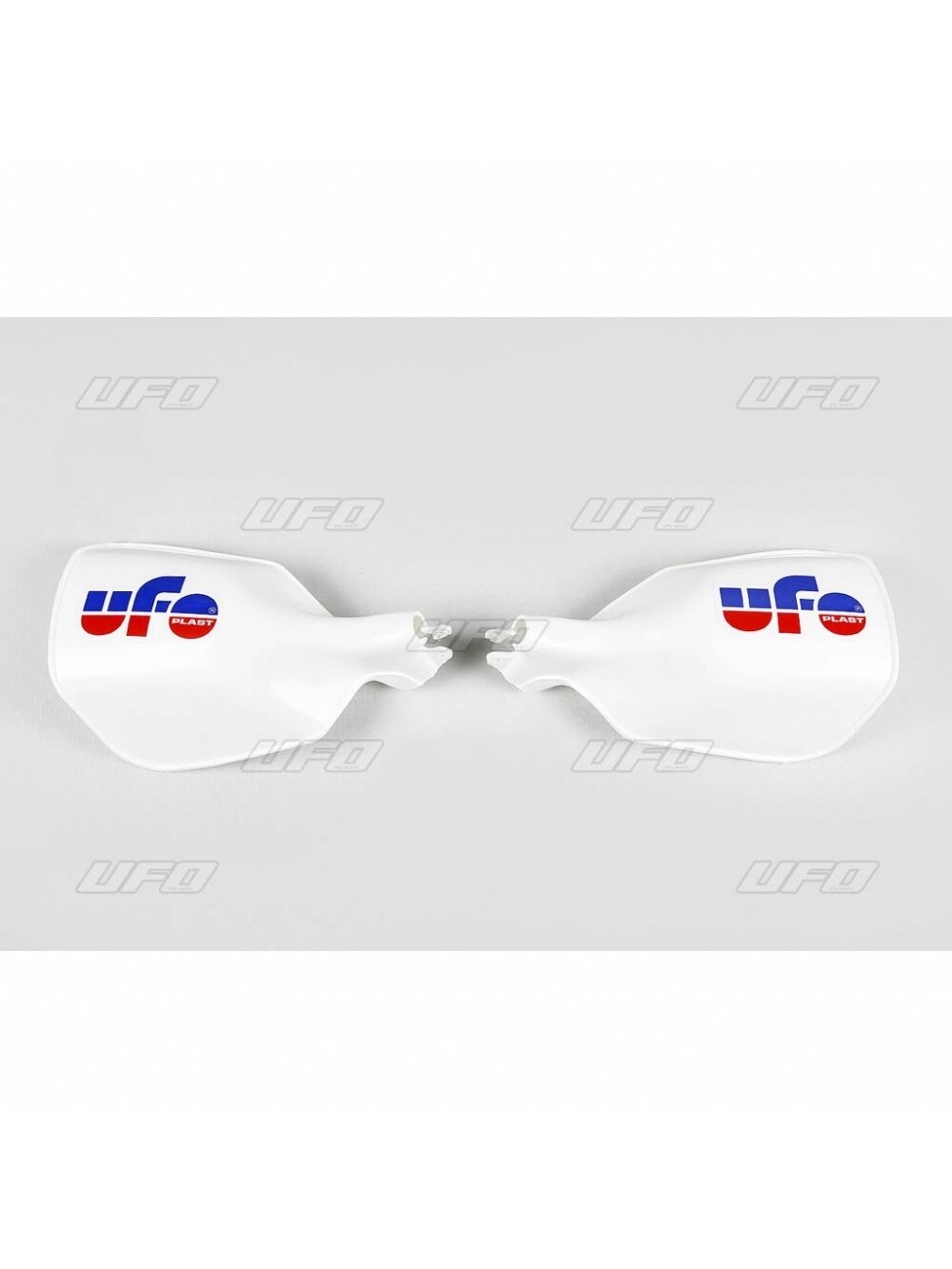 UFO Universal handguards Veteran for drum brake White
