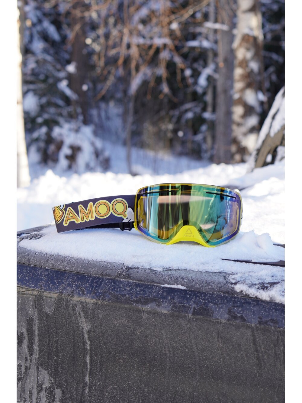 AMOQ Vision Vent+ Magnetic Goggles Beer - Gold Mirror 1
