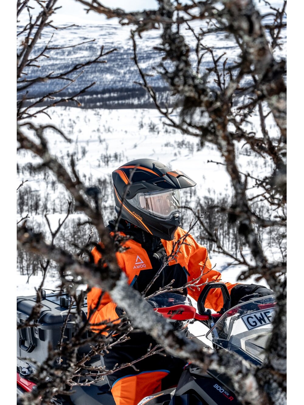 AMOQ Ballast Electric visor Helmet Black/Orange 4 AMOQ Ballast Electric visor Helmet Black/Orange 4