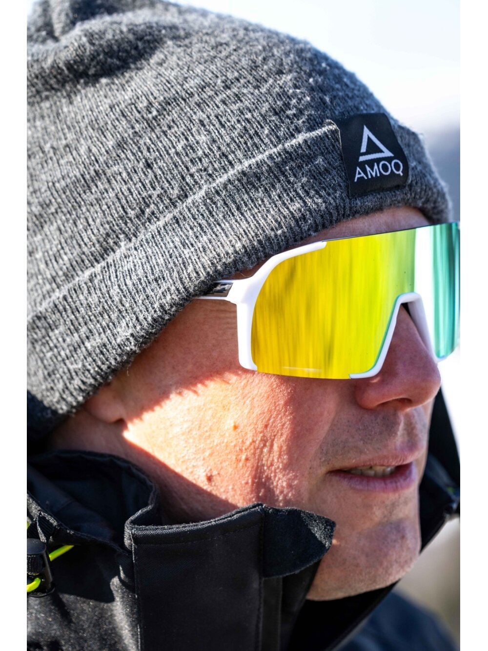 AMOQ Asteroid Sunglasses White - Yellow Mirror 2 AMOQ Asteroid Sunglasses White - Yellow Mirror 2