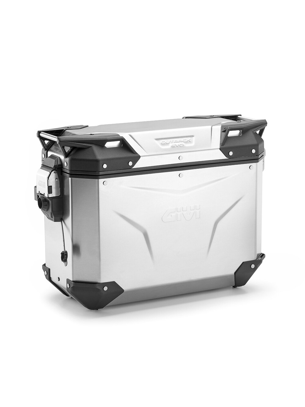 Givi Trekker Outback EVO alum. side-case right 37 ltr sold without lock Givi Trekker Outback EVO alum. side-case right 37 ltr sold without lock