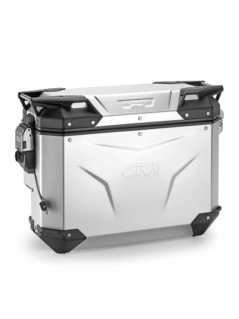 Givi Trekker Outback EVO Anodized Alu side-case cutout Right 33ltr sold without Givi Trekker Outback EVO Anodized Alu side-case cutout Right 33ltr sold without
