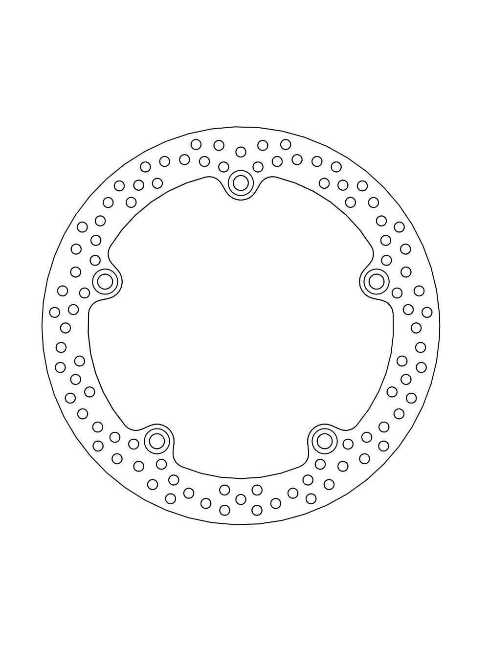 Moto-Master Halo Brakedisc rear BMW: R850R/GS/RT R1100R/GS/RT/S R1150R/GS/RT Moto-Master Halo Brakedisc rear BMW: R850R/GS/RT R1100R/GS/RT/S R1150R/GS/RT