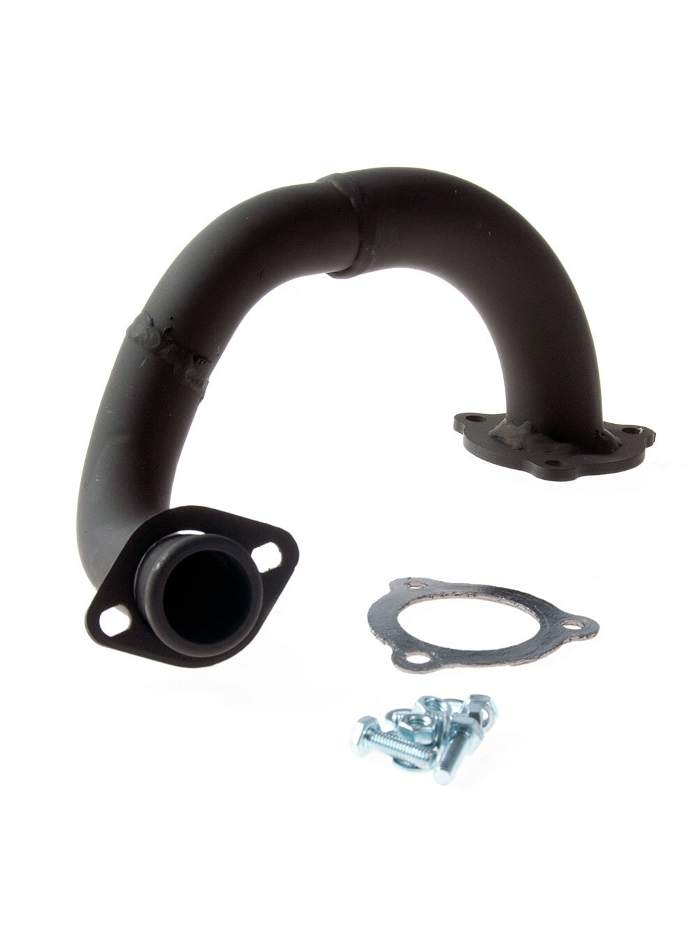 Turbo Kit Exhaust header pipe, Black, Racing, Aprilia SX 06- / Derbi Senda 10-