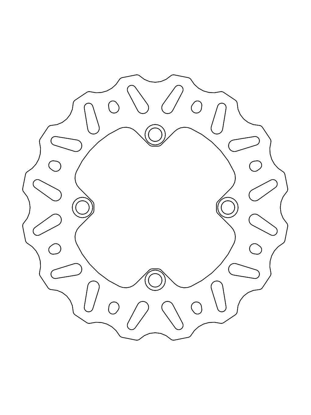 Moto-Master Nitro Brakedisc rear KX85 Moto-Master Nitro Brakedisc rear KX85