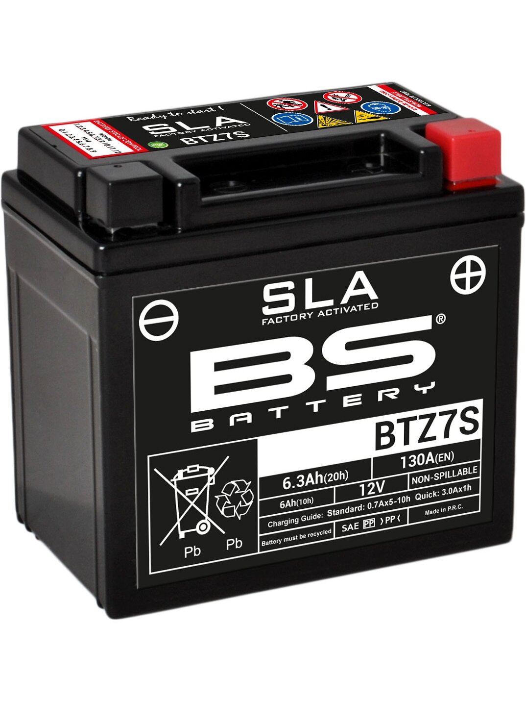BS Battery BTZ7S (FA) SLA - Sealed & Activated